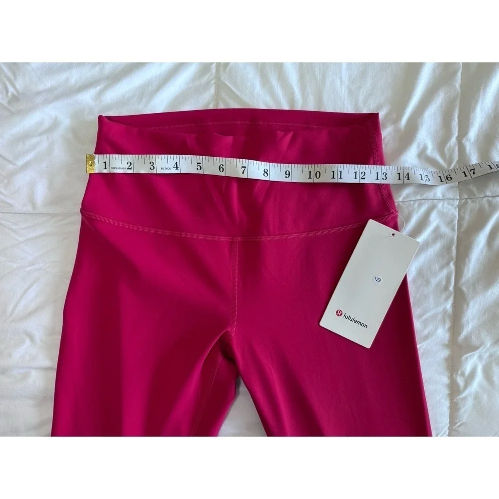 NEW Lululemon Wunder Train HR Tight 28'' Size 8 Leggings Pink Dragon Fruit NWT - Picture 3 of 11